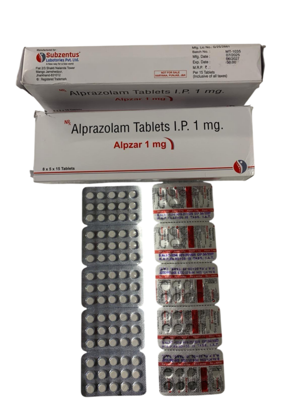 Alpraz Alprazolam 1 mg (15 Pills)