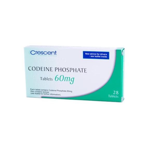 Codeine Phosphate 60mg 28 Tablets