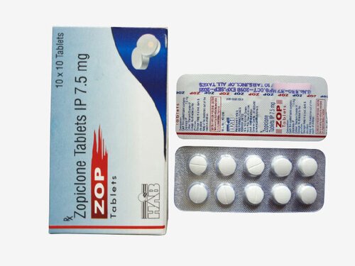 Zop Zopiclone 7.5mg (white)